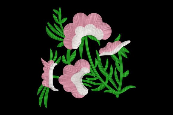 A Designer's Take on Creative Fabrica's Pink Bell Flowers Embroidery