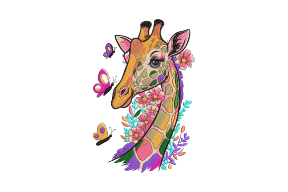 A Practical Review of the Floral Giraffe Embroidery Design