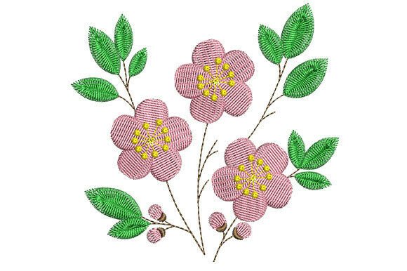 A Professional Review of the Cherry Blossom Embroidery Design