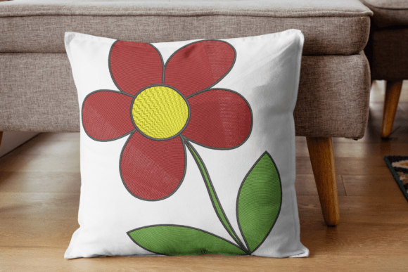 A Real-World Review of the Bold Red Daisy Embroidery Design