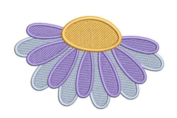 A Review of the Stylized Pastel Daisy Embroidery Design