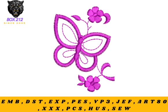Beautiful Butterfly Embroidery Design: A Branding Asset Review