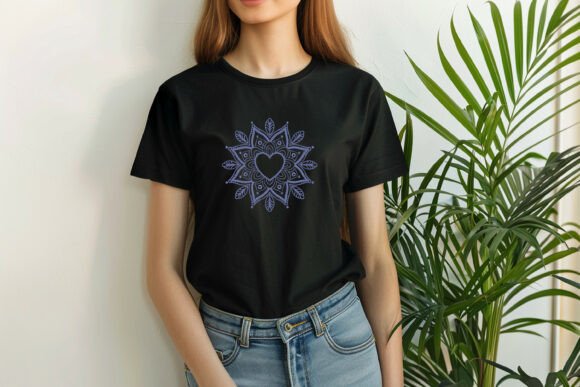 Elegant Heart Mandala Embroidery Design Review