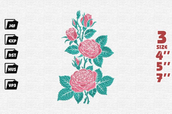 Elegant Pink Roses Embroidery: A Seller's In-Depth Review