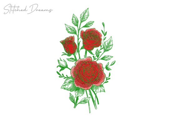 Evaluating Creative Flowers Embroidery Design for Business Branding