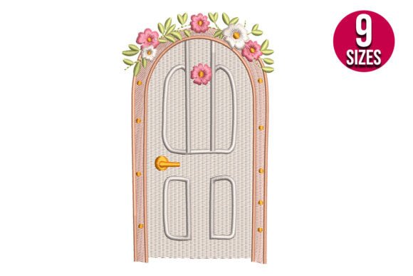 Floral Door: A Designer's Review for Seasonal Stitching