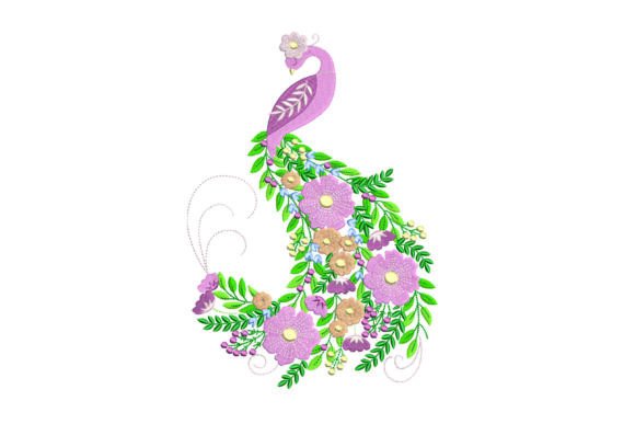 Floral Peacock Embroidery Design: A Professional's Review