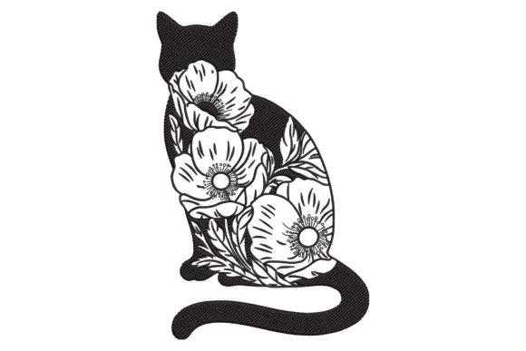 Floral Silhouette Cat: A Designer's Craft Fair Review
