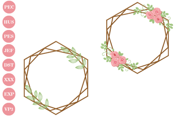 Geometric Floral Wreath Embroidery: A Designer's Review