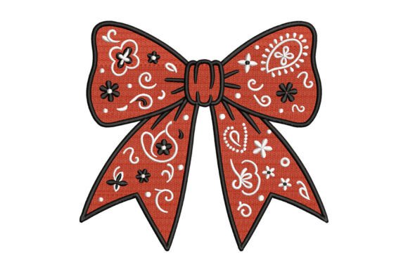 Paisley Bow Embroidery: A Boutique Sweatshirt Design Review