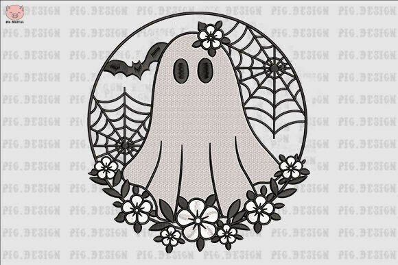 Pumpkin Floral Ghost Frame: A Boutique Sweatshirt Design Review