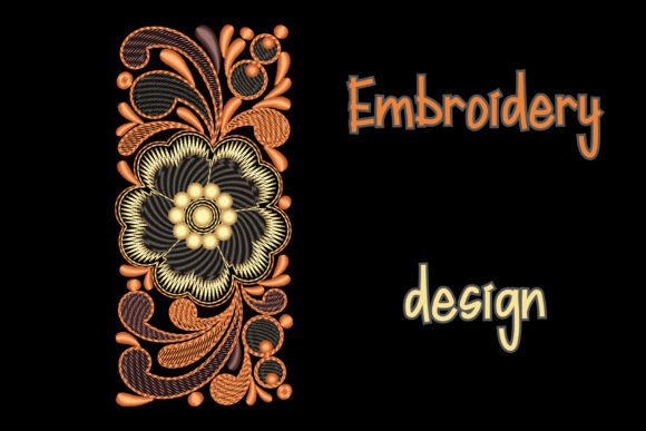 Reviewing the Flowers Border Embroidery Design for Boutique Apparel