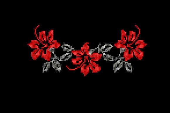 Reviewing the Flowers Neckline Embroidery Design for Boutique Apparel