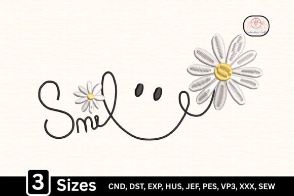 Why the Daisy Flower Smile Embroidery Design is a Seasonal Star